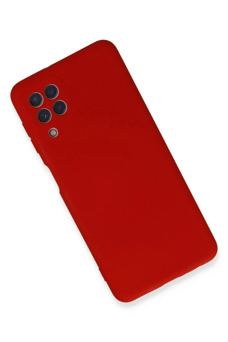 Samsung Galaxy A22 Kılıf Nano içi Kadife Silikon - Kırmızı Samsung Galaxy A22 Kılıf Nano içi Kadife Silikon - Kırmızı