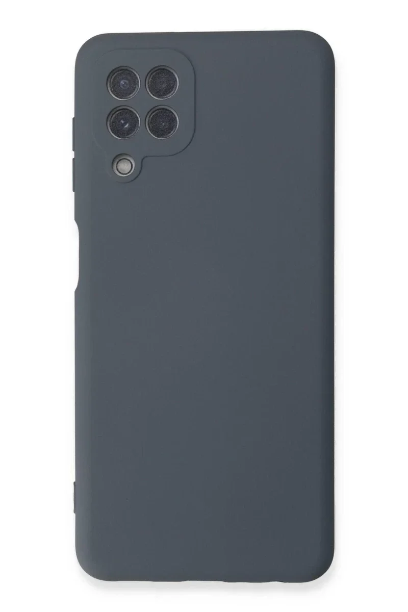 Samsung Galaxy A22 Kılıf Nano içi Kadife Silikon - Gri Samsung Galaxy A22 Kılıf Nano içi Kadife Silikon - Gri