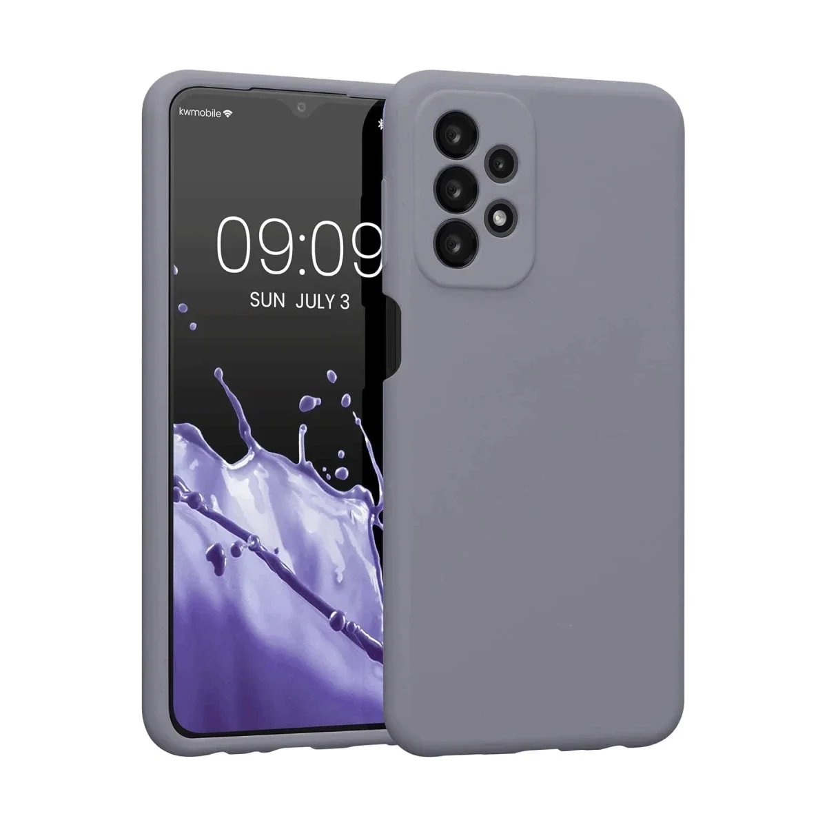 Samsung Galaxy A23 4G Kılıf First Silikon - Gri Samsung Galaxy A23 4G Kılıf First Silikon - Gri