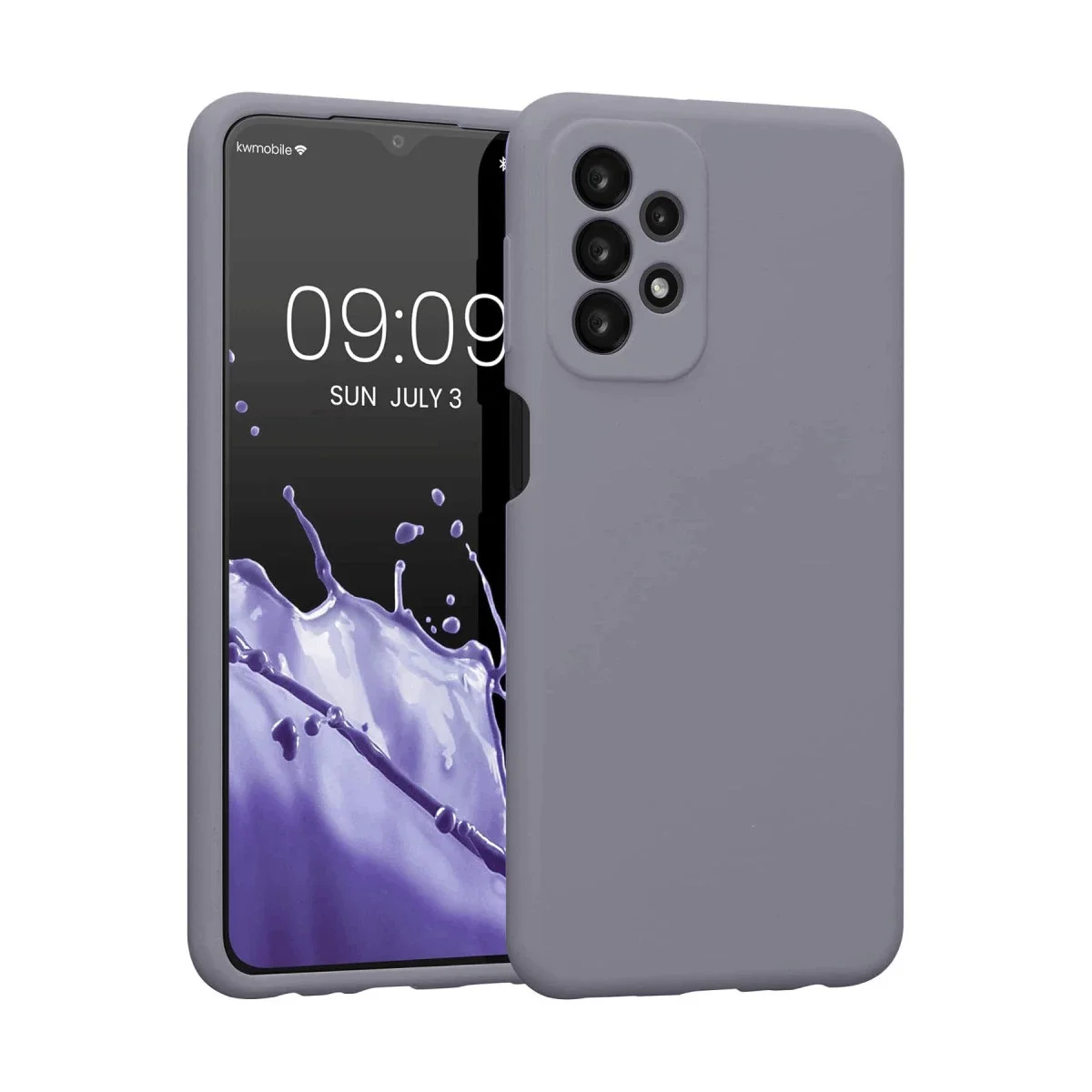 Samsung Galaxy A23 4G Kılıf First Silikon - Gri Samsung Galaxy A23 4G Kılıf First Silikon - Gri