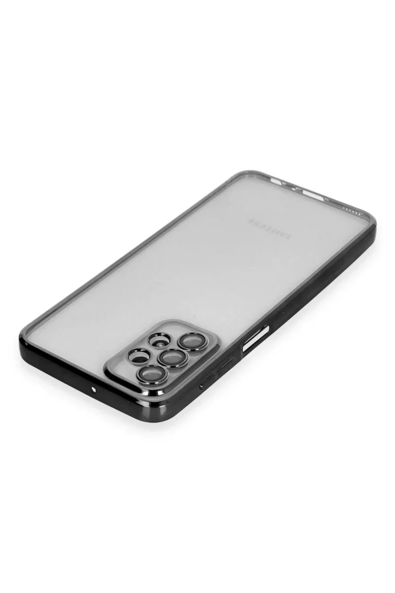 Samsung Galaxy A23 4G Kılıf Razer Lensli Silikon - Siyah Samsung Galaxy A23 4G Kılıf Razer Lensli Silikon - Siyah