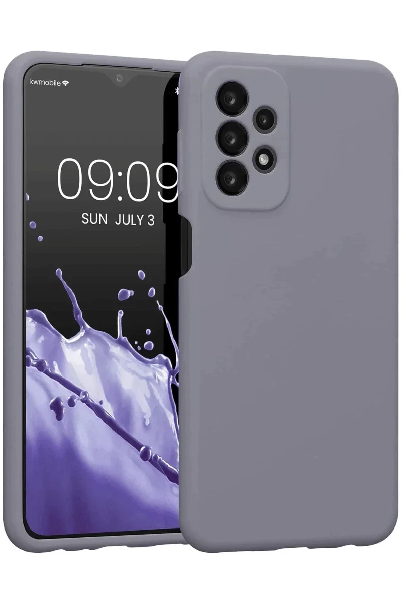 Samsung Galaxy A23 4G Kılıf First Silikon - Gri Samsung Galaxy A23 4G Kılıf First Silikon - Gri