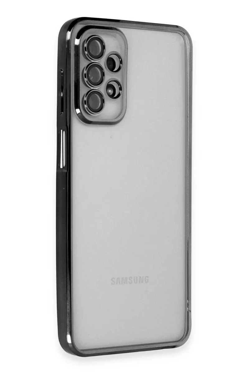 Samsung Galaxy A23 4G Kılıf Razer Lensli Silikon - Siyah Samsung Galaxy A23 4G Kılıf Razer Lensli Silikon - Siyah
