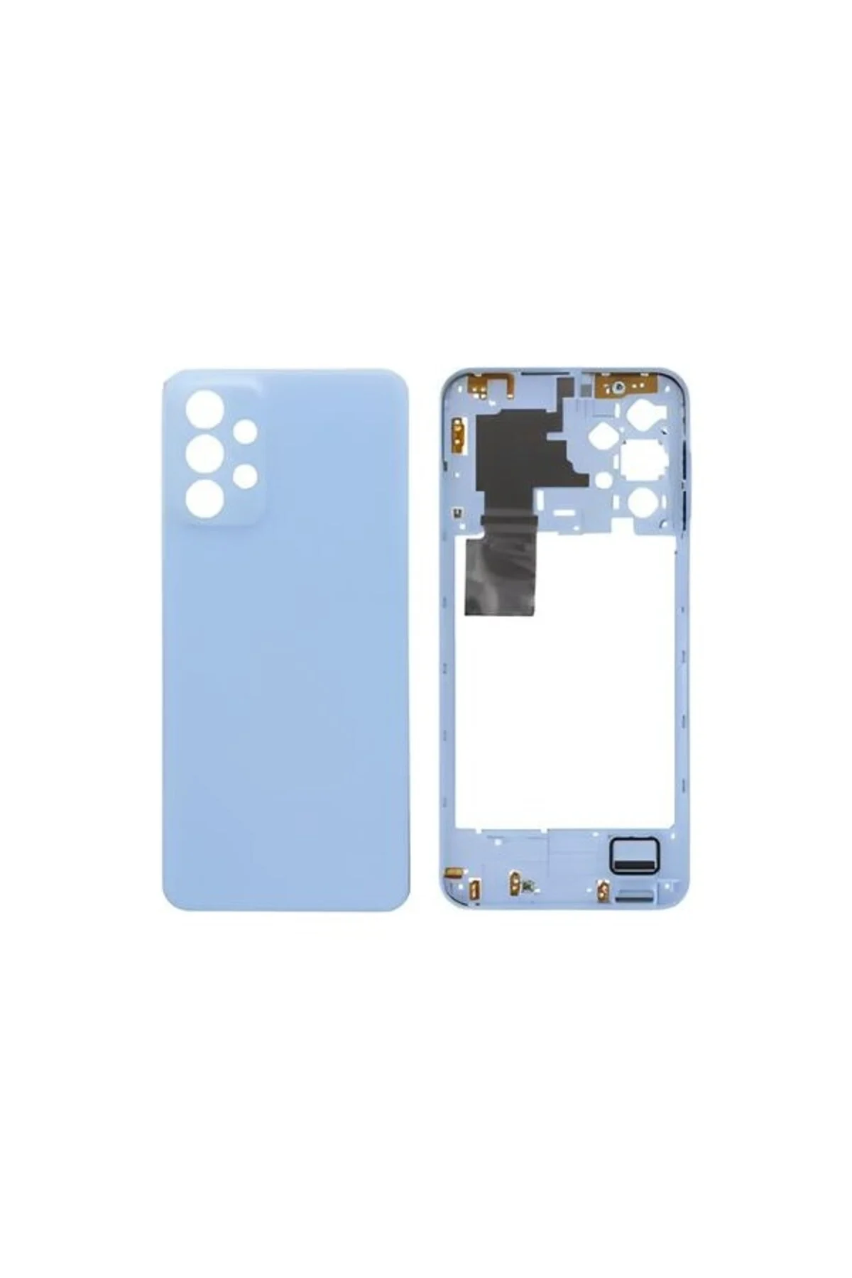 Samsung Galaxy A23 - SM-A235F FULL Kasa Arka Kapak Takım Mavi