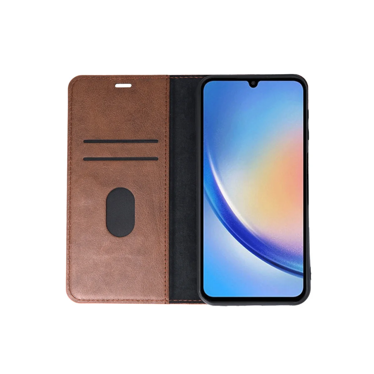 Samsung Galaxy A24 4g Kılıf Trend S Plus Kapaklı Kılıf - Taba Samsung Galaxy A24 4g Kılıf Trend S Plus Kapaklı Kılıf - Taba