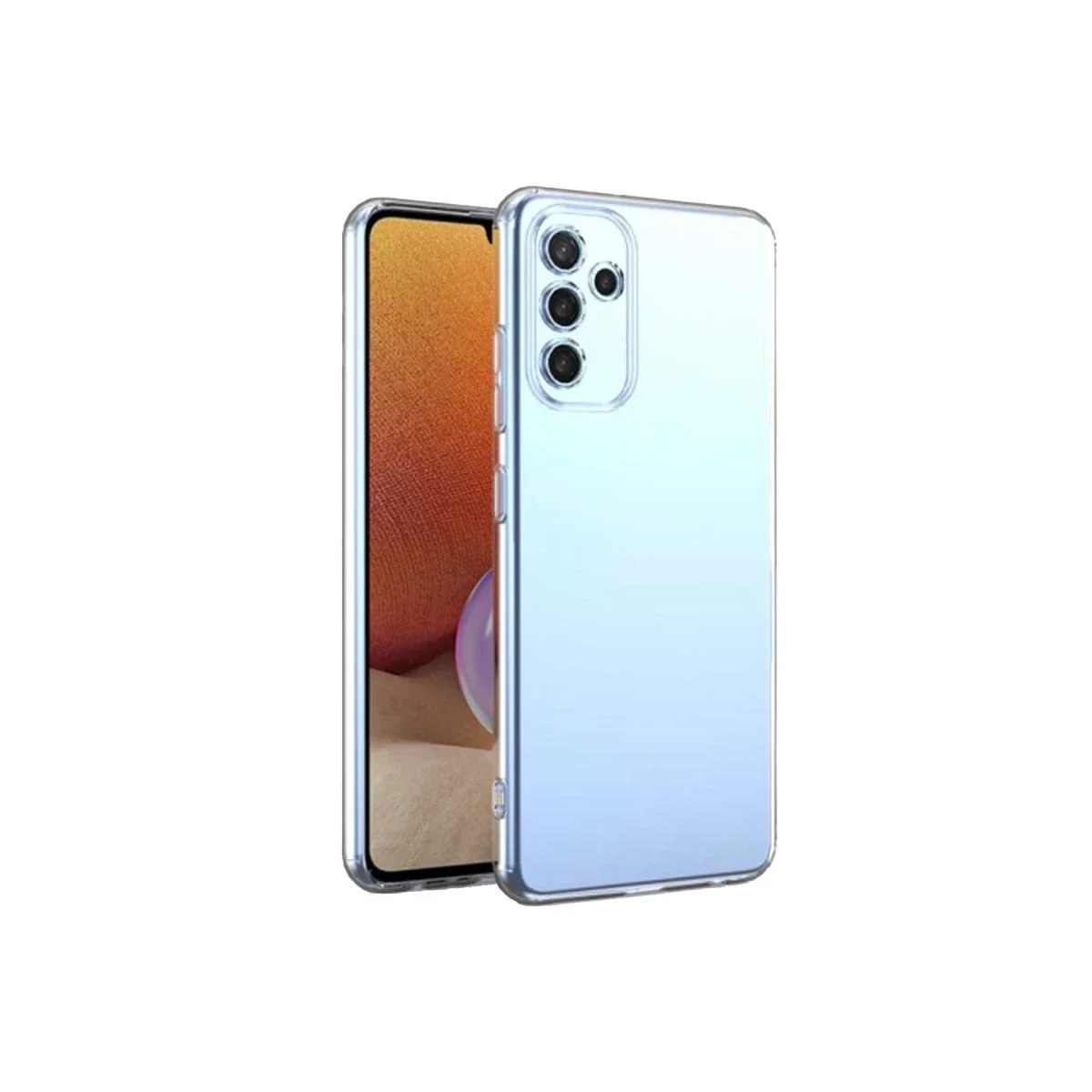 Samsung Galaxy A24 4G Kılıf Lüx Şeffaf Silikon Samsung Galaxy A24 4G Kılıf Lüx Şeffaf Silikon - Görsel 3
