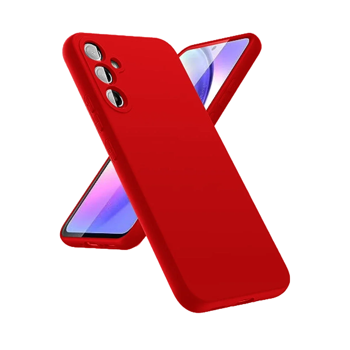 Samsung Galaxy A24 4G Kılıf First Silikon - Kırmızı Samsung Galaxy A24 4G Kılıf First Silikon - Kırmızı