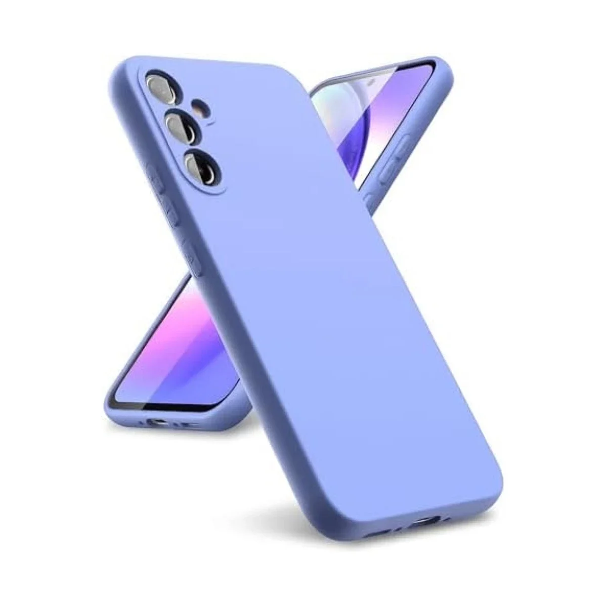 Samsung Galaxy A24 4G Kılıf First Silikon - Lila Samsung Galaxy A24 4G Kılıf First Silikon - Lila