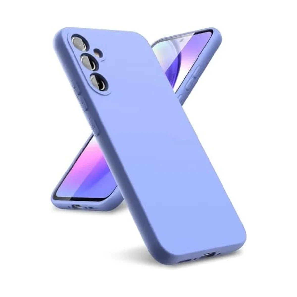 Samsung Galaxy A24 4G Kılıf First Silikon - Lila Samsung Galaxy A24 4G Kılıf First Silikon - Lila