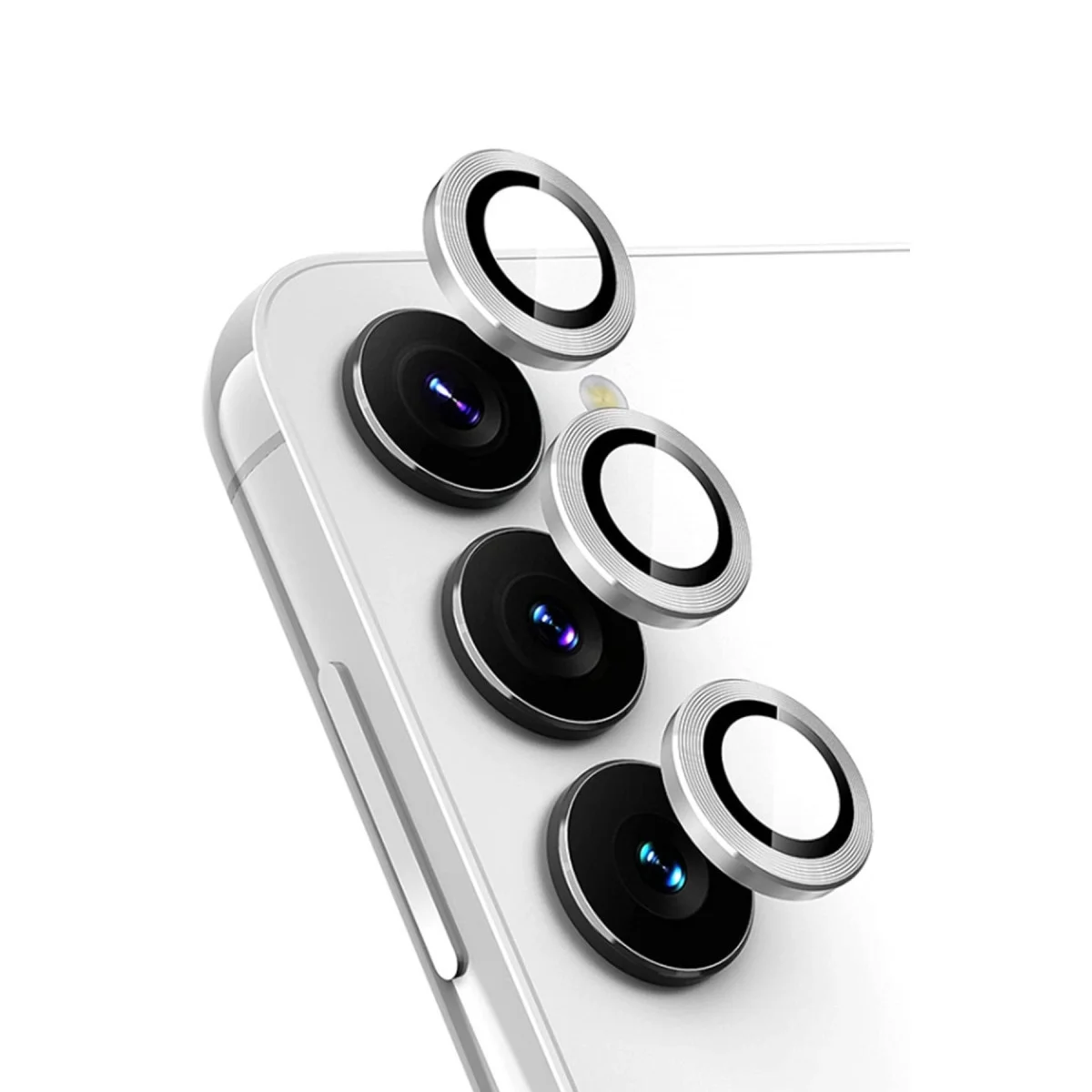Samsung Galaxy A25 5g Valdez Metal Kamera Lens - Gümüş Samsung Galaxy A25 5g Valdez Metal Kamera Lens - Gümüş