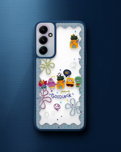 Samsung Galaxy A25 5G Kılıf - Sweet Desenli Silikon Kapak - Açık Mavi Samsung Galaxy A25 5G Kılıf - Sweet Desenli Silikon Kapak - Açık Mavi