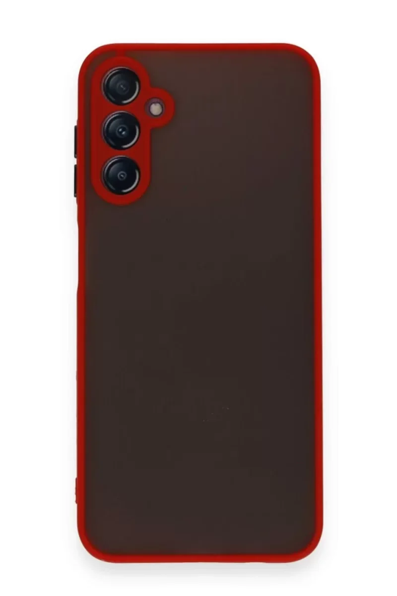Samsung Galaxy A25 5G Kılıf Montreal Silikon Kapak - Kırmızı Samsung Galaxy A25 5G Kılıf Montreal Silikon Kapak - Kırmızı