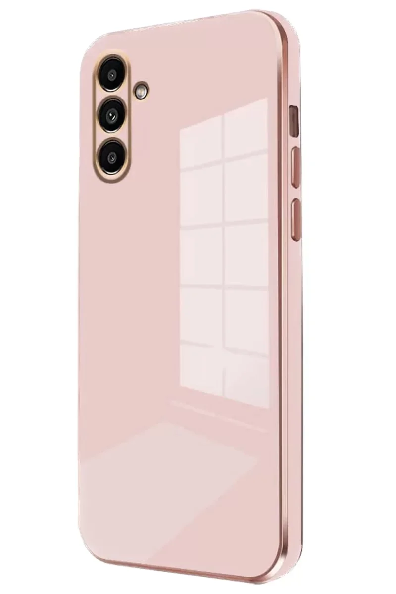 Samsung Galaxy A25 5G Kılıf Volet Silikon - Pembe
