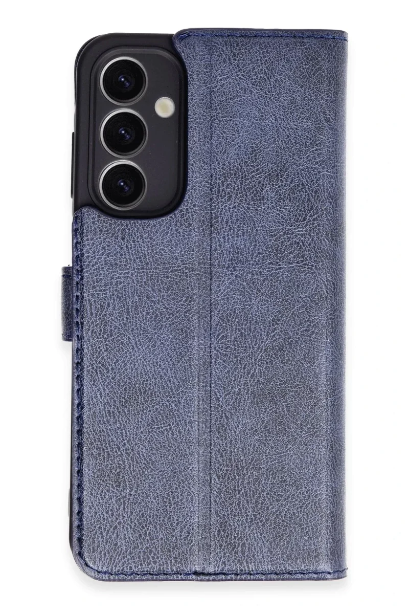 Samsung Galaxy A25 5G Kılıf Trend S Plus Kapaklı Kılıf - Lacivert Samsung Galaxy A25 5G Kılıf Trend S Plus Kapaklı Kılıf - Lacivert