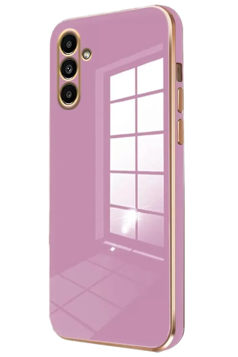 Samsung Galaxy A25 5G Kılıf Volet Silikon - Mor