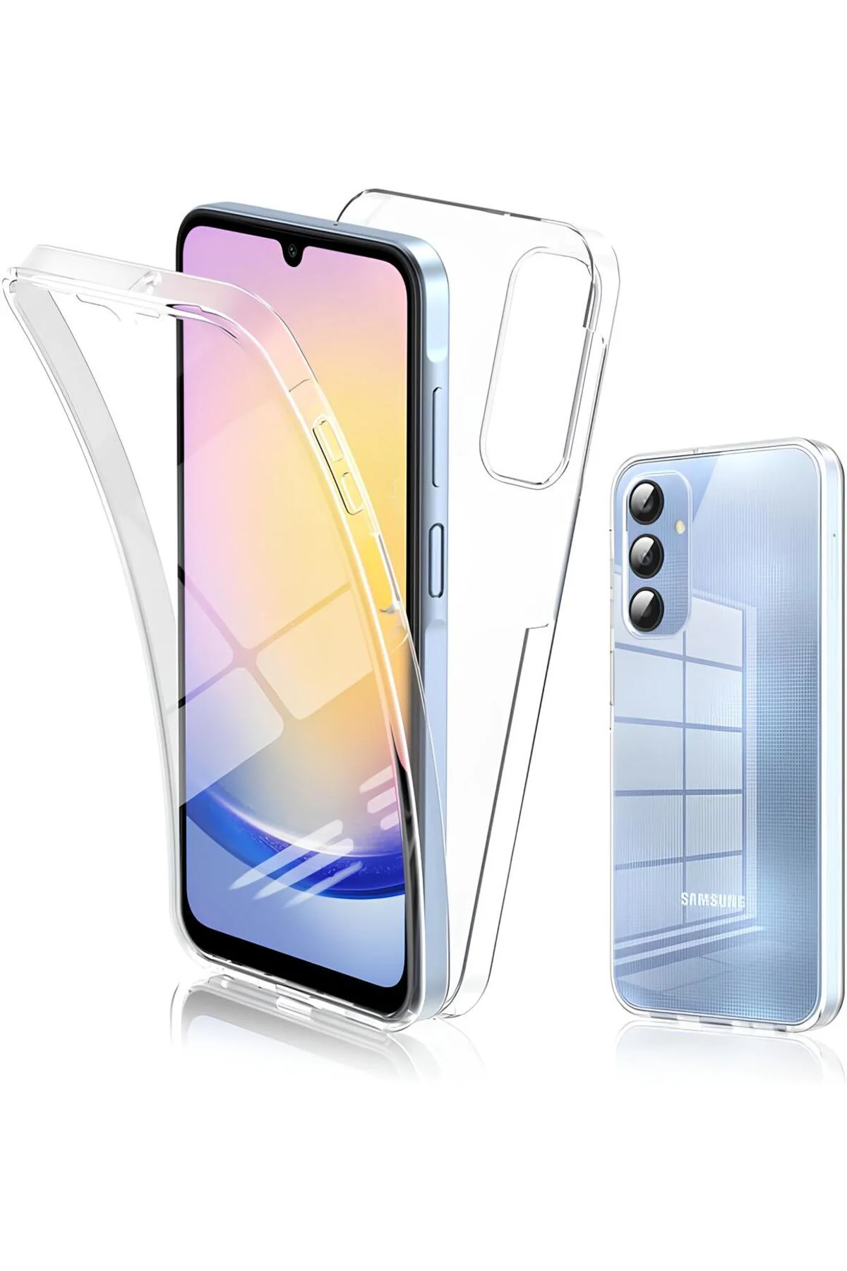 Samsung Galaxy A25 Çift Taraflı Silikon Kılıf Samsung Galaxy A25 Çift Taraflı Silikon Kılıf