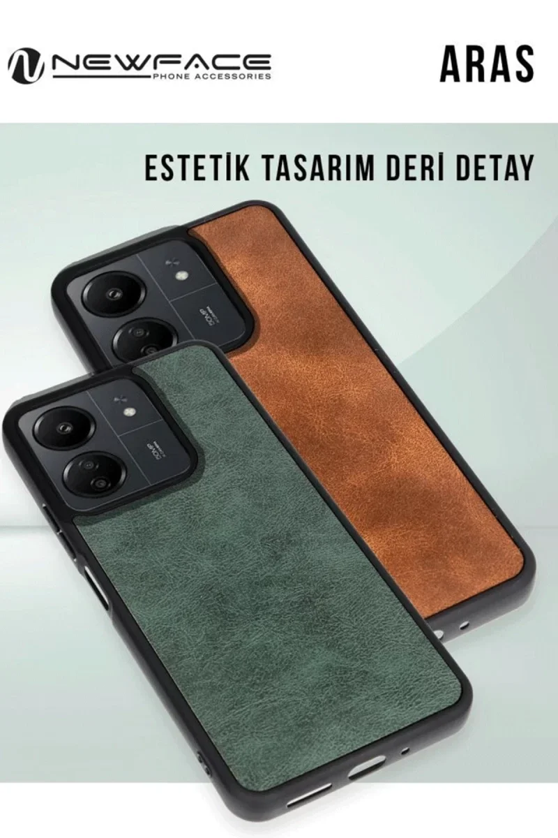 Samsung Galaxy A26 Kılıf Aras Deri Kapak - Siyah