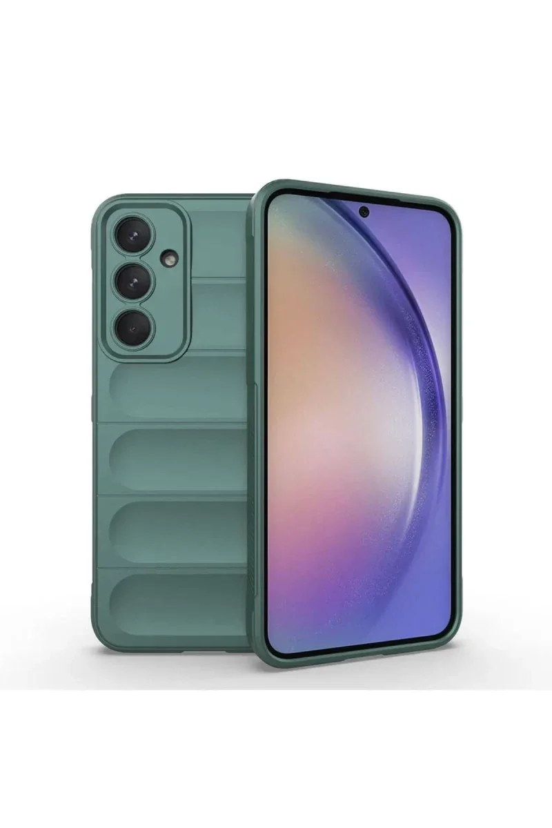 Samsung Galaxy A26 Kılıf Optimum Silikon - Koyu Yeşil