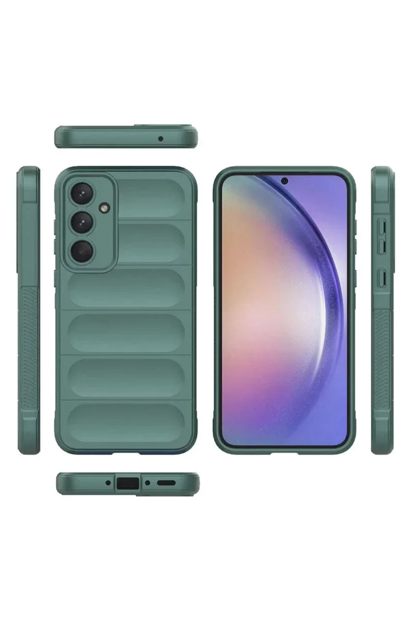 Samsung Galaxy A26 Kılıf Optimum Silikon - Koyu Yeşil