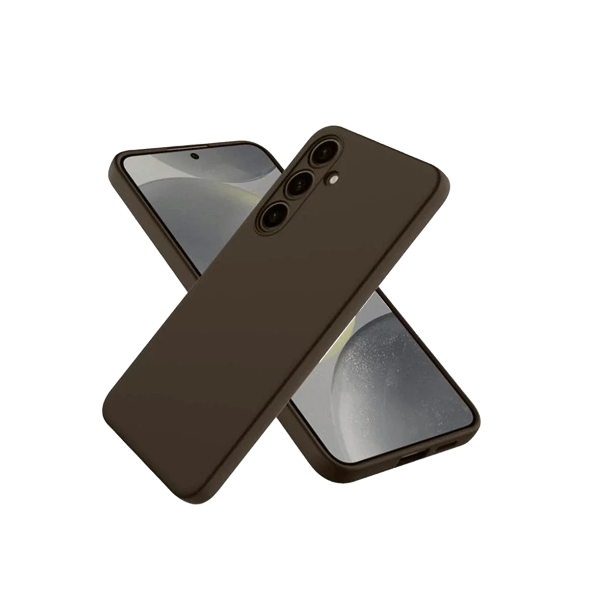 Samsung Galaxy A26 Kılıf First Silikon - Kahverengi Samsung Galaxy A26 Kılıf First Silikon - Kahverengi