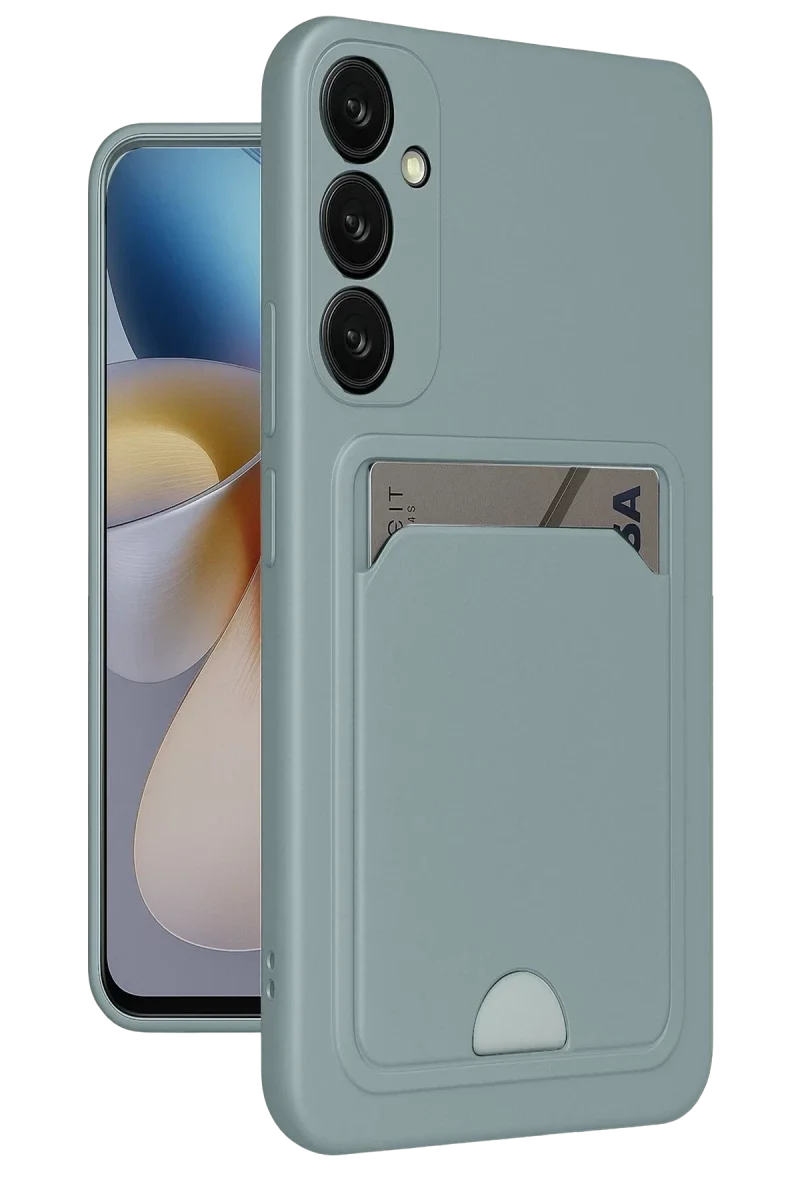 Samsung Galaxy A26 Kılıf Kelvin Kartvizitli Silikon - Açık Yeşil Samsung Galaxy A26 Kılıf Kelvin Kartvizitli Silikon - Açık Yeşil