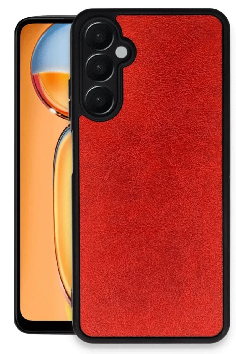 Samsung Galaxy A26 Kılıf Aras Deri Kapak - Kırmızı Samsung Galaxy A26 Kılıf Aras Deri Kapak - Kırmızı