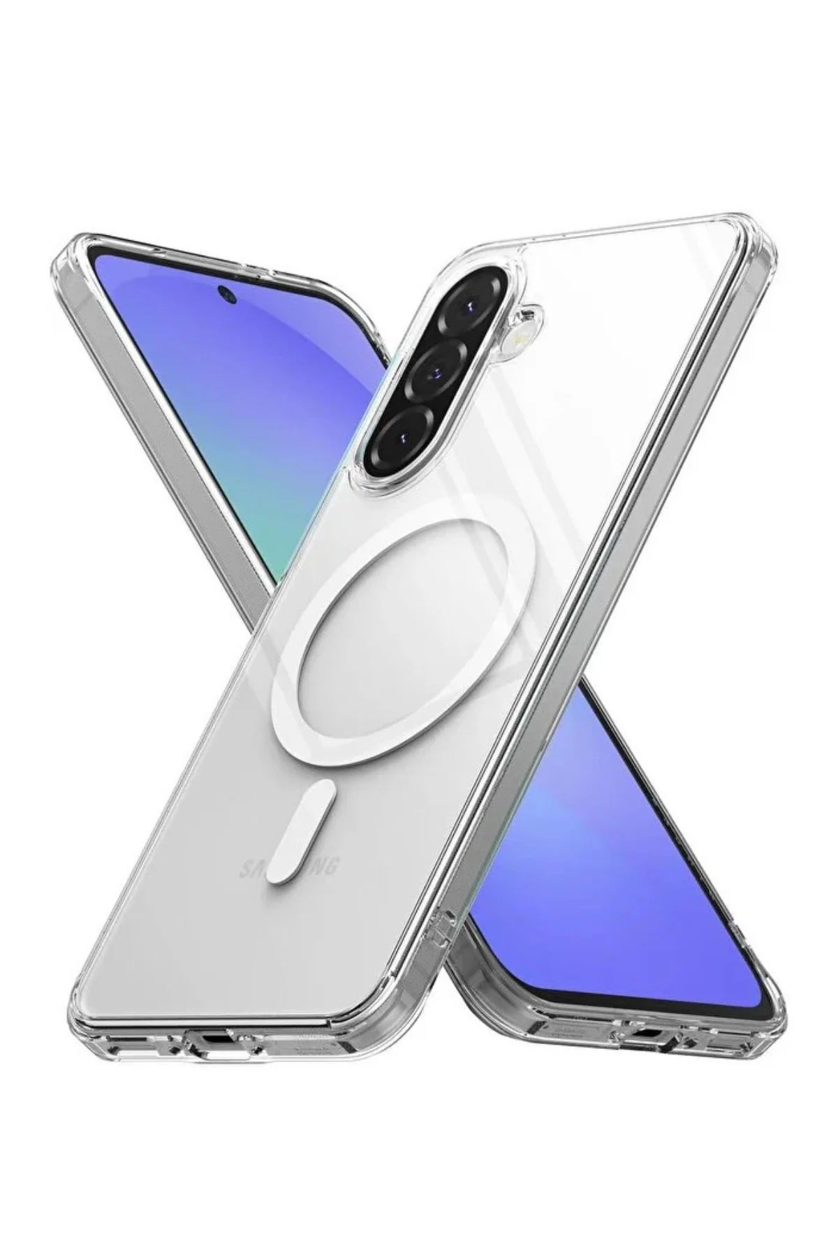 Samsung Galaxy A26 Şeffaf Magsafe Case Telefon Kılıfı