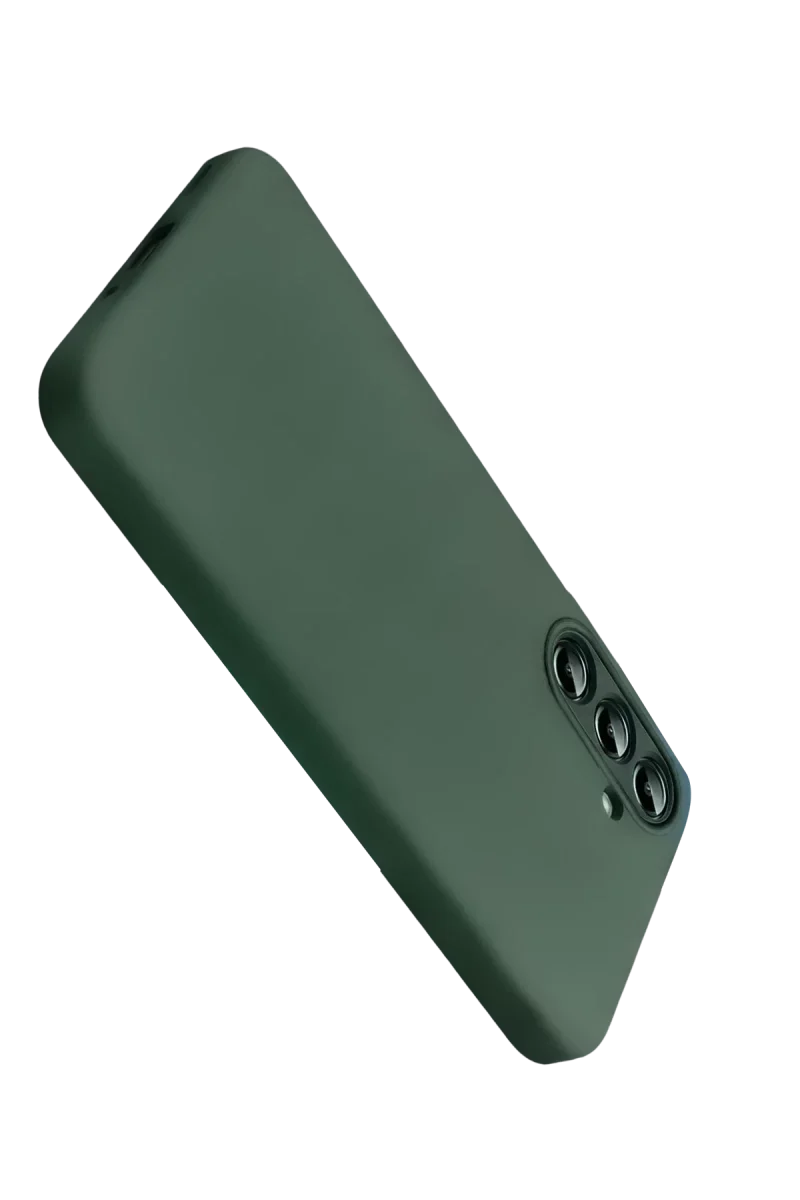 Samsung Galaxy A27 5G Nano içi Kadife Silikon - Koyu Yeşil Samsung Galaxy A27 5G Nano içi Kadife Silikon - Koyu Yeşil