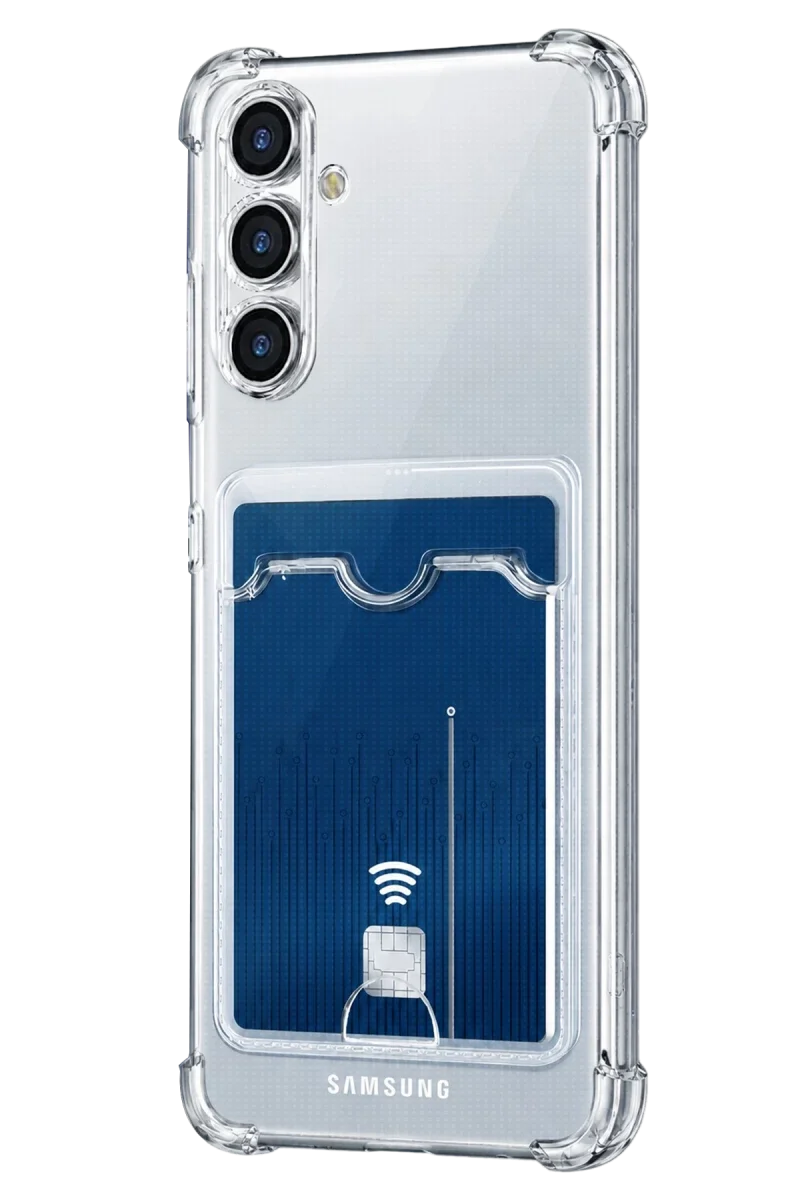 Samsung Galaxy A27 Kılıf Kart Şeffaf Silikon - Şeffaf Fiyatı, Yorumları ve Özellikleri