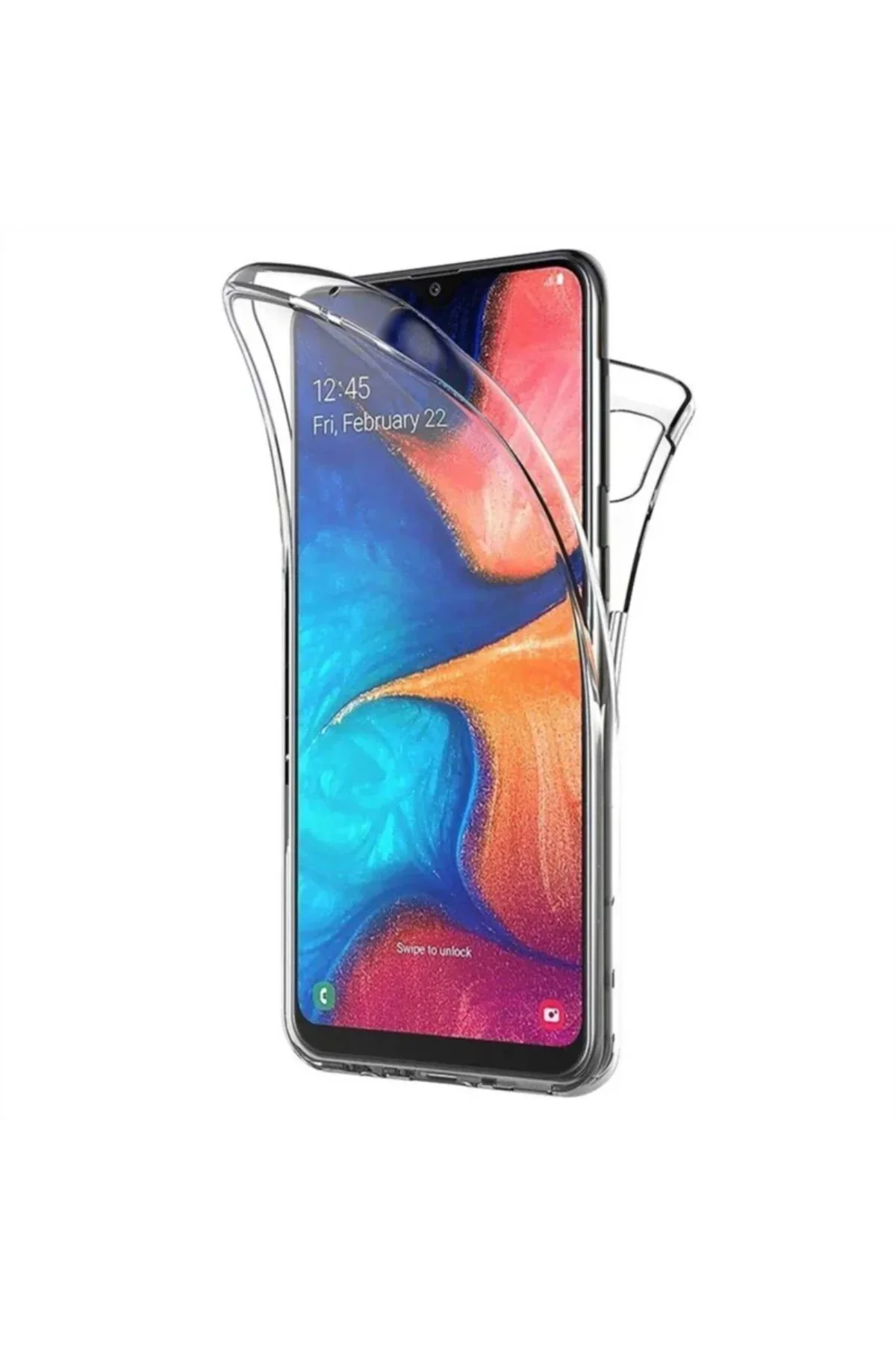 Samsung Galaxy A30 Çift Taraflı Silikon Kılıf Samsung Galaxy A30 Çift Taraflı Silikon Kılıf
