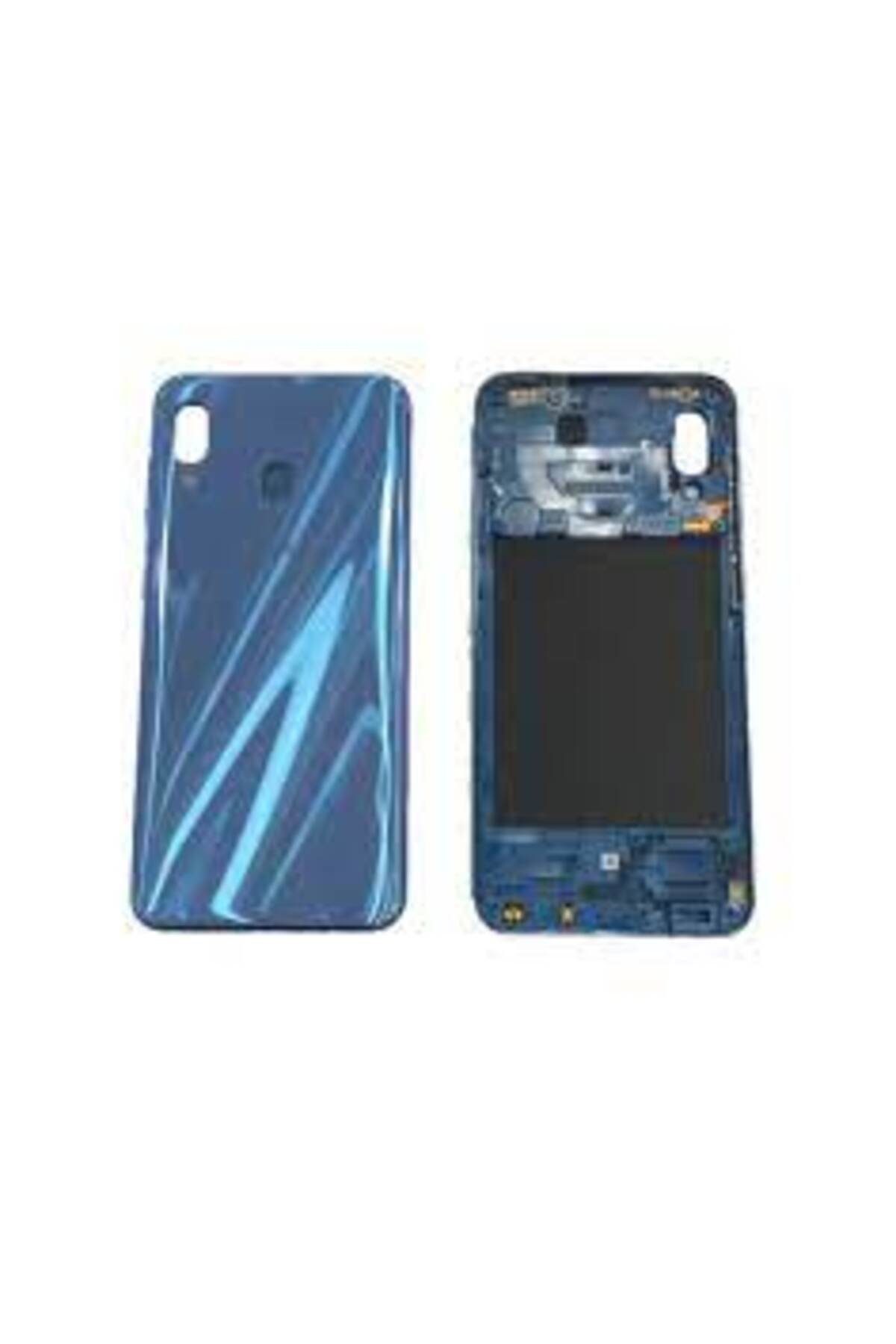 Samsung Galaxy A30 Kasa Kapak - Yan Tuşlar Dahil Sm-305f Mavi Samsung Galaxy A30 Kasa Kapak - Yan Tuşlar Dahil Sm-305f Mavi