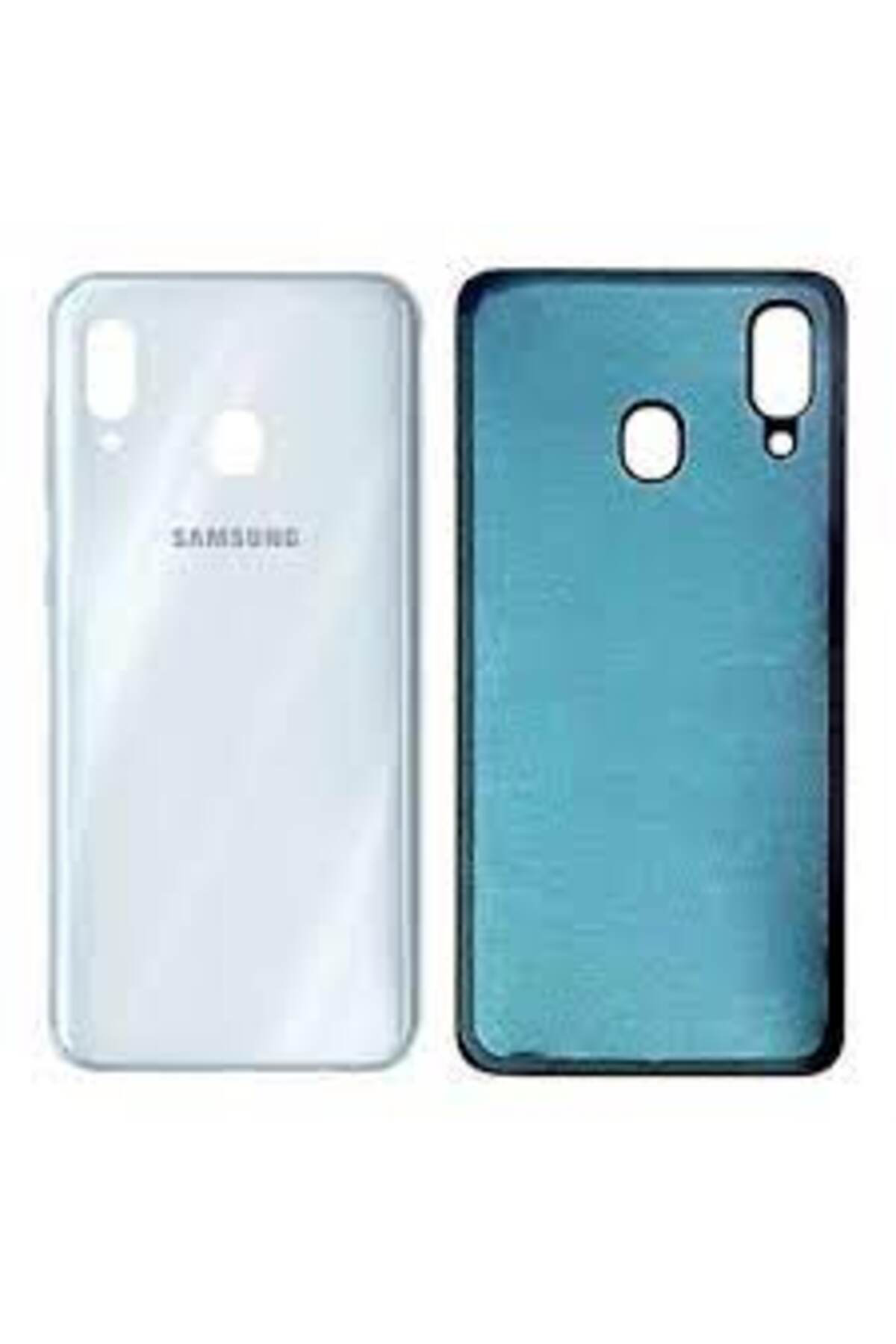 Samsung Galaxy A30 Sm-a305f Arka Pil Kapağı Beyaz