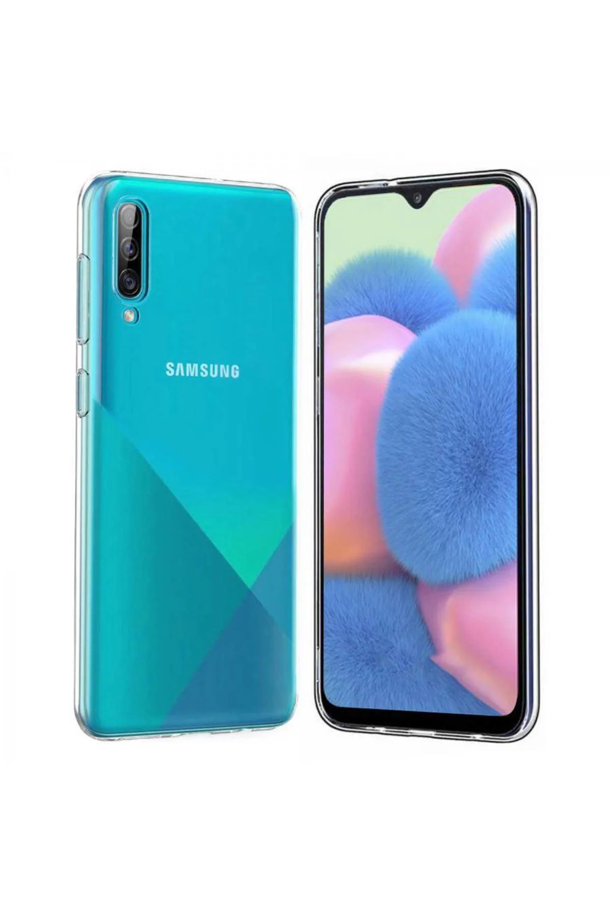 Samsung Galaxy A30S 2.0 MM Korumalı Silikon Kılıf Şeffaf
