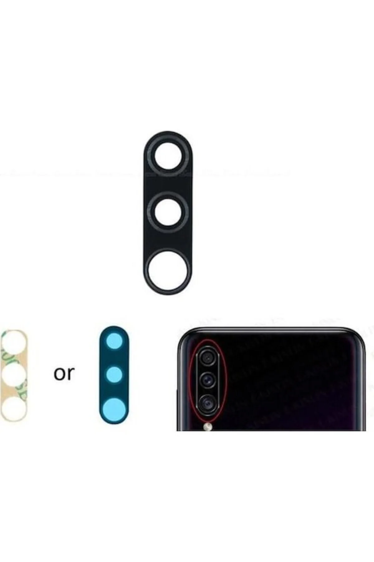 Samsung Galaxy A30S A307F İle Uyumlu Kamera Camı