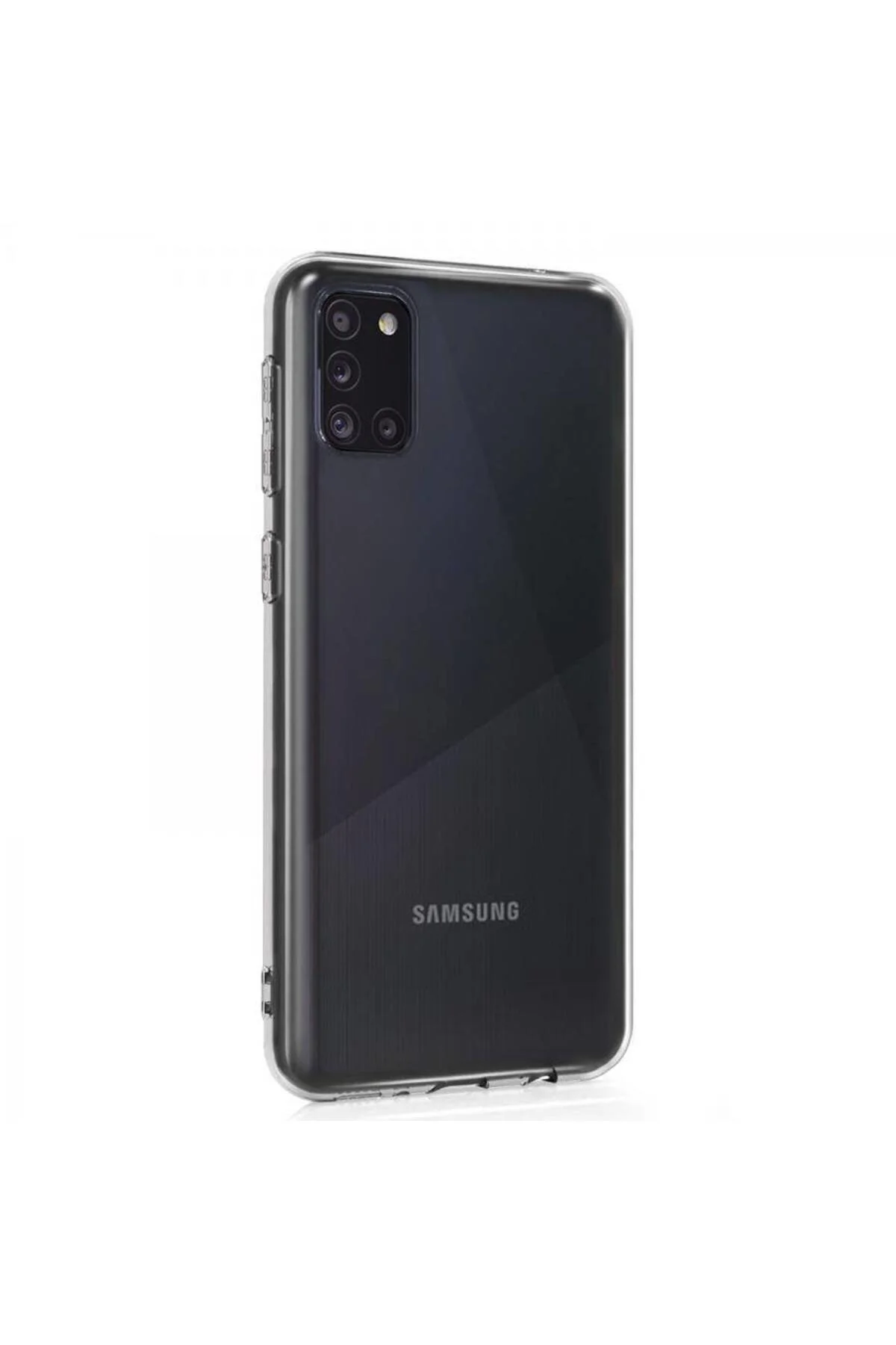 Samsung Galaxy A31 2.0 MM Korumalı Silikon Kılıf Şeffaf