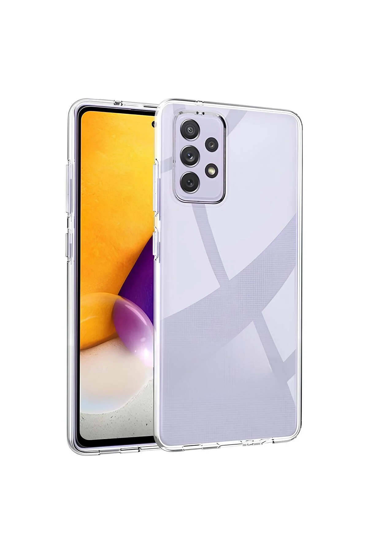Samsung Galaxy A32 Premium Silikon Kılıf Şeffaf