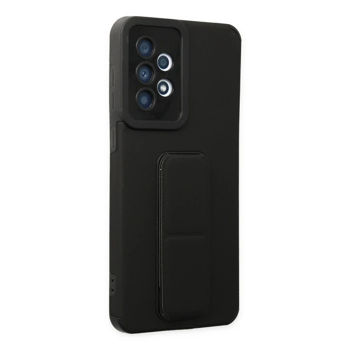 Samsung Galaxy A33 5G Kılıf Mega Standlı Silikon - Siyah Samsung Galaxy A33 5G Kılıf Mega Standlı Silikon - Siyah