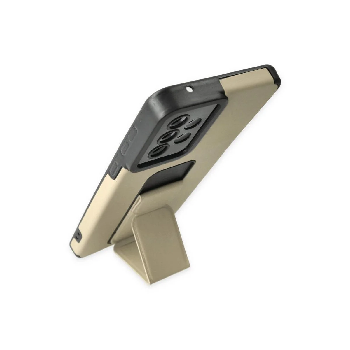 Samsung Galaxy A33 5G ile Uyumlu Mega Standlı Silikon Kılıf - Gold Fiyatı, Yorumları ve Özellikleri