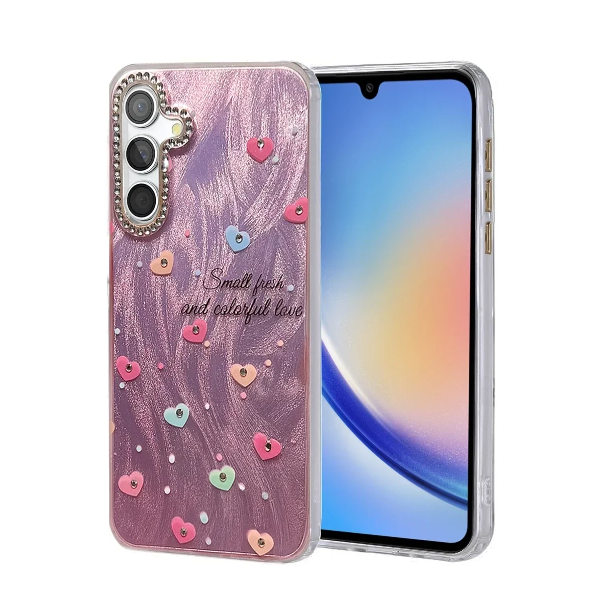 Samsung Galaxy A34 5G Kılıf Blade Aynalı Desenli Kapak - Desen 8 Samsung Galaxy A34 5G Kılıf Blade Aynalı Desenli Kapak - Desen 8