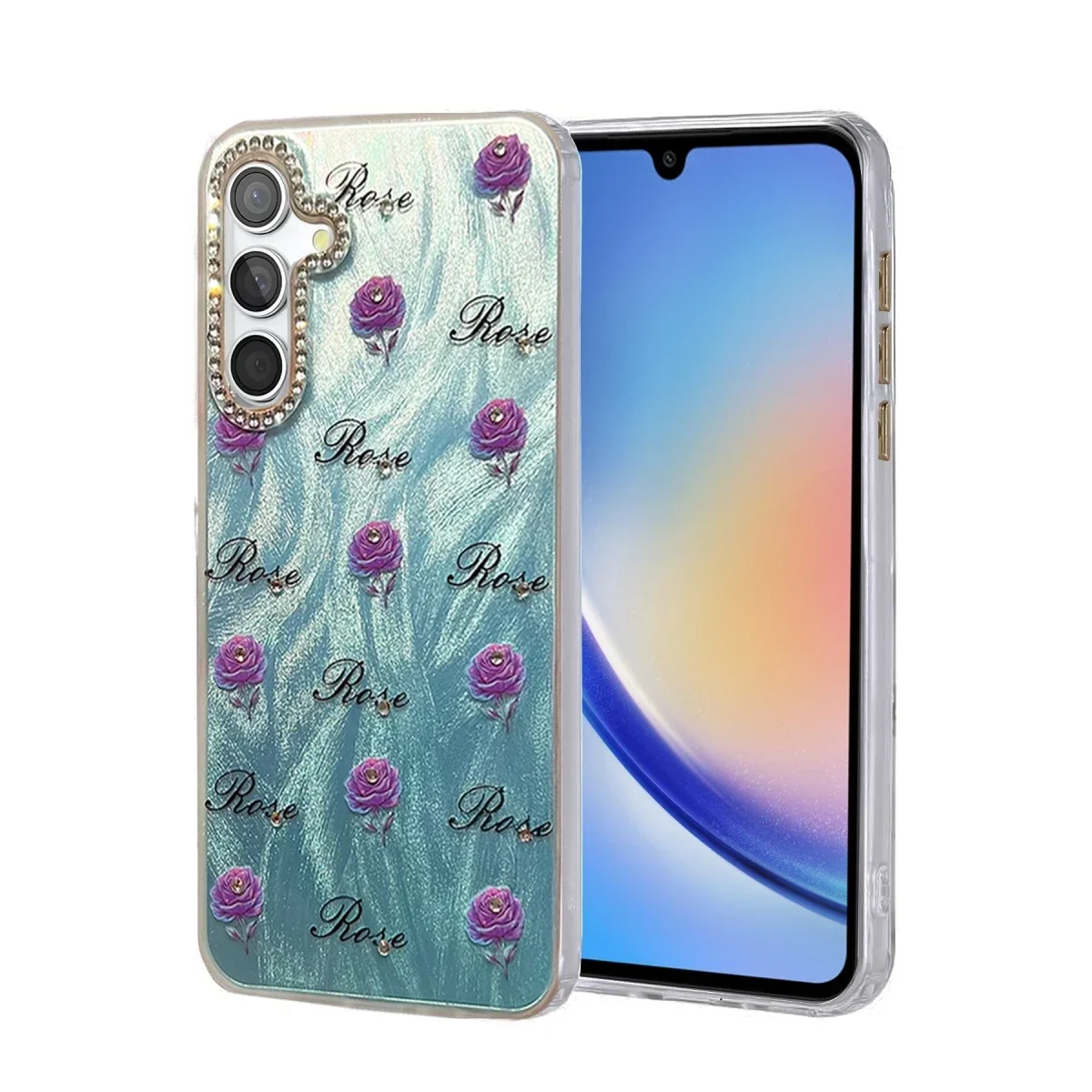 Samsung Galaxy A34 5G Kılıf Blade Aynalı Desenli Kapak - Desen 9 Samsung Galaxy A34 5G Kılıf Blade Aynalı Desenli Kapak - Desen 9