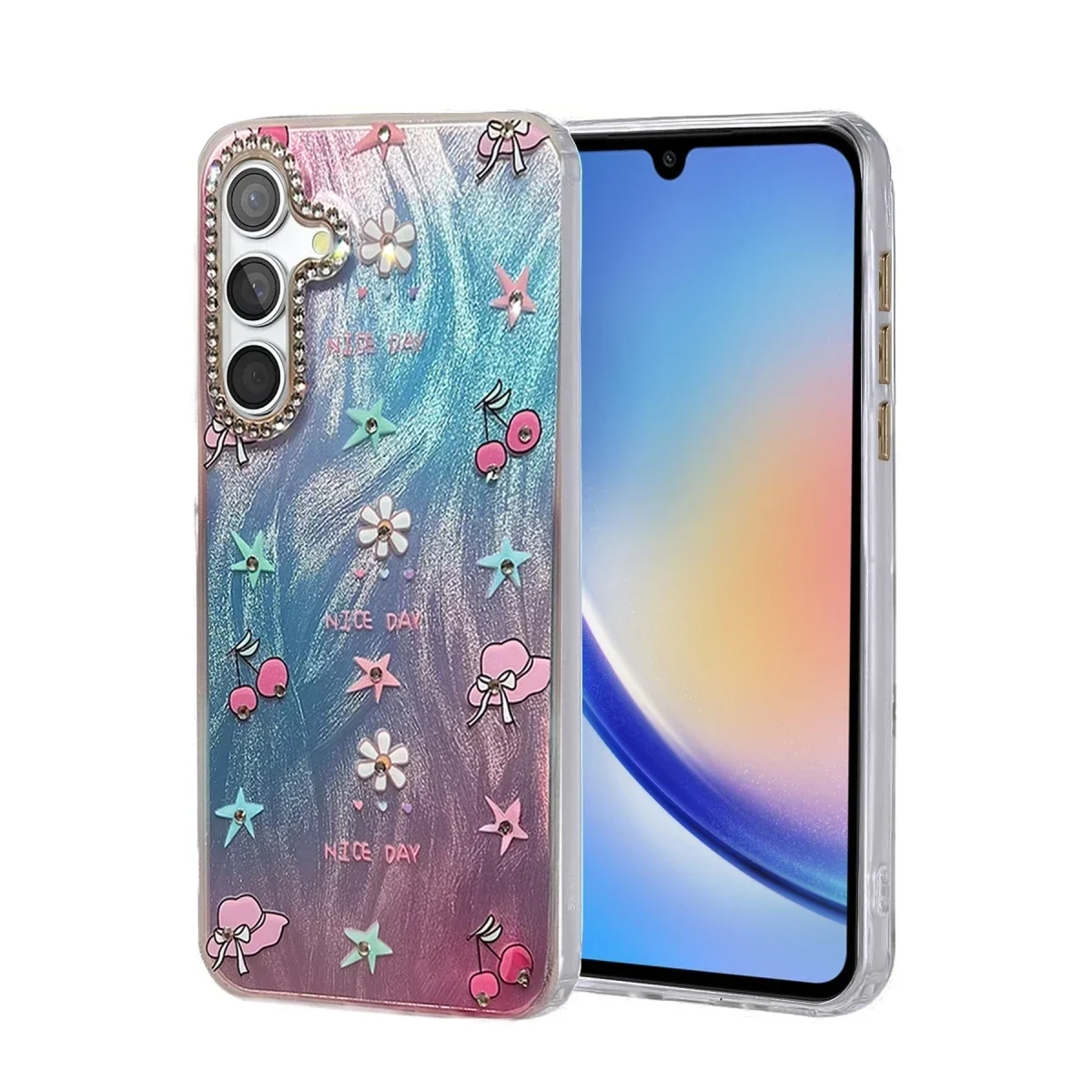 Samsung Galaxy A34 5G Kılıf Blade Aynalı Desenli Kapak - Desen 4 Fiyatı, Yorumları ve Özellikleri