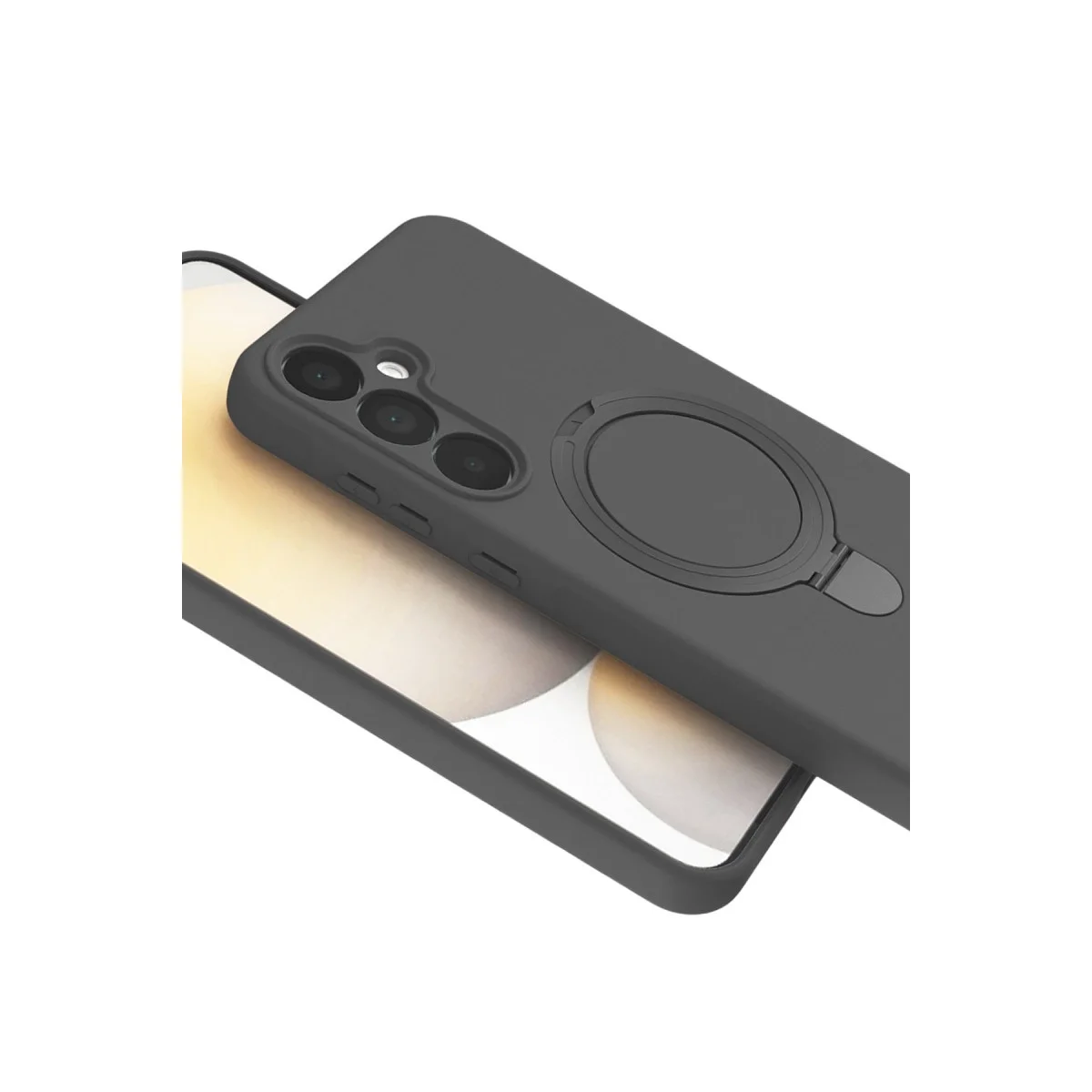 Samsung Galaxy A35 5g Regal Magsafe Standlı Kapak - Titan Gri Samsung Galaxy A35 5g Regal Magsafe Standlı Kapak - Titan Gri