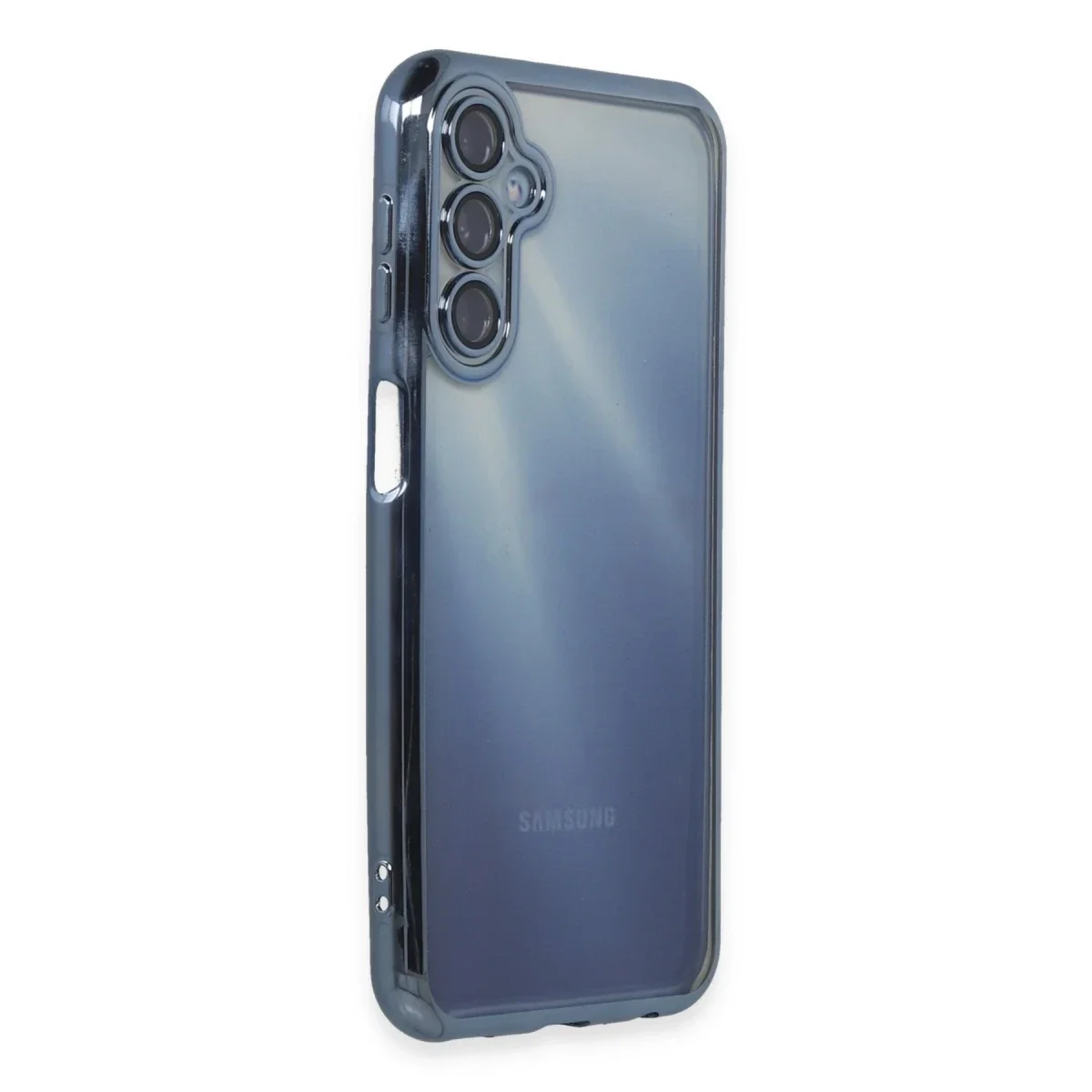 Samsung Galaxy A35 5G Kılıf Razer Lensli Silikon - Açık Mavi - Görsel 2