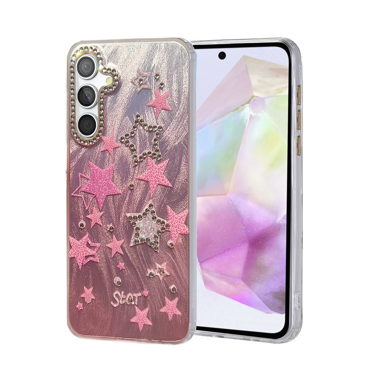 Samsung Galaxy A35 5g Kılıf Blade Aynalı Desenli Kapak - Desen 7 Samsung Galaxy A35 5g Kılıf Blade Aynalı Desenli Kapak - Desen 7