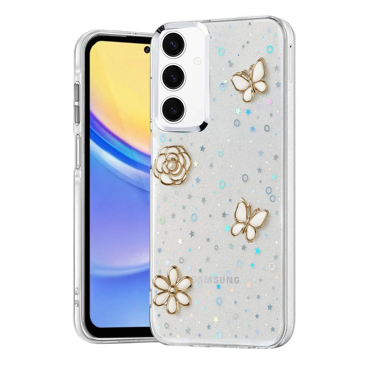 Samsung Galaxy A35 5g Fiyonk Desenli Kapak - Desen 10 Samsung Galaxy A35 5g Fiyonk Desenli Kapak - Desen 10