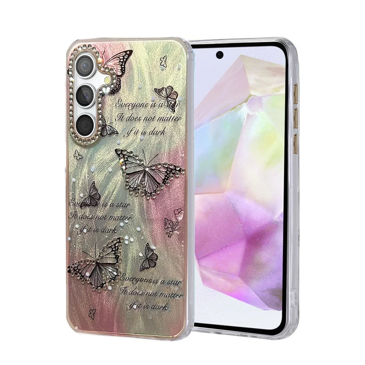 Samsung Galaxy A35 5G Kılıf Blade Aynalı Desenli Kapak - Desen 6 Samsung Galaxy A35 5G Kılıf Blade Aynalı Desenli Kapak - Desen 6