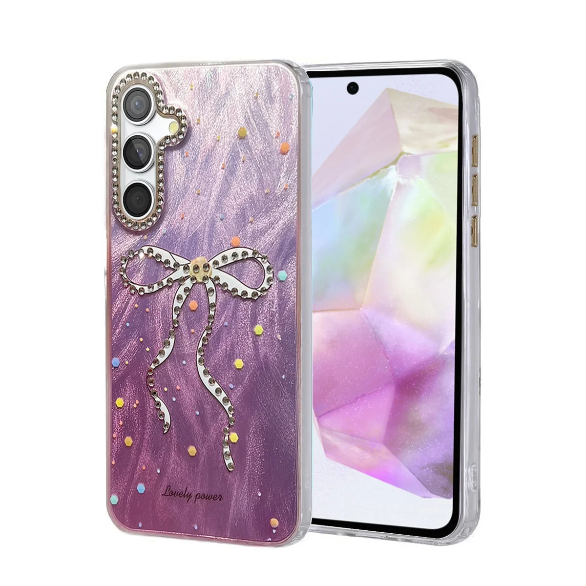 Samsung Galaxy A35 5g Kılıf Blade Aynalı Desenli Kapak - Desen 1 Samsung Galaxy A35 5g Kılıf Blade Aynalı Desenli Kapak - Desen 1