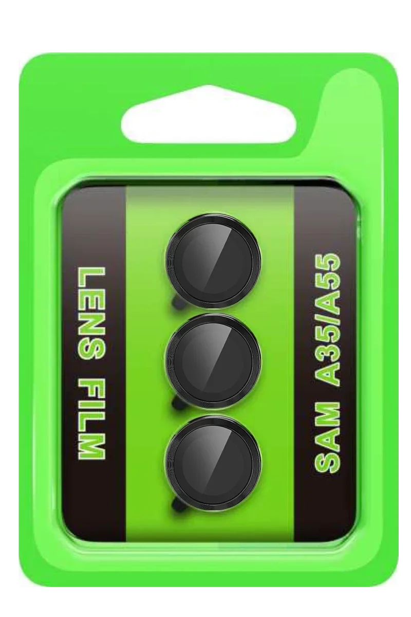 Samsung Galaxy A35 5G Raze Metal Kamera Lens - Siyah Samsung Galaxy A35 5G Raze Metal Kamera Lens - Siyah