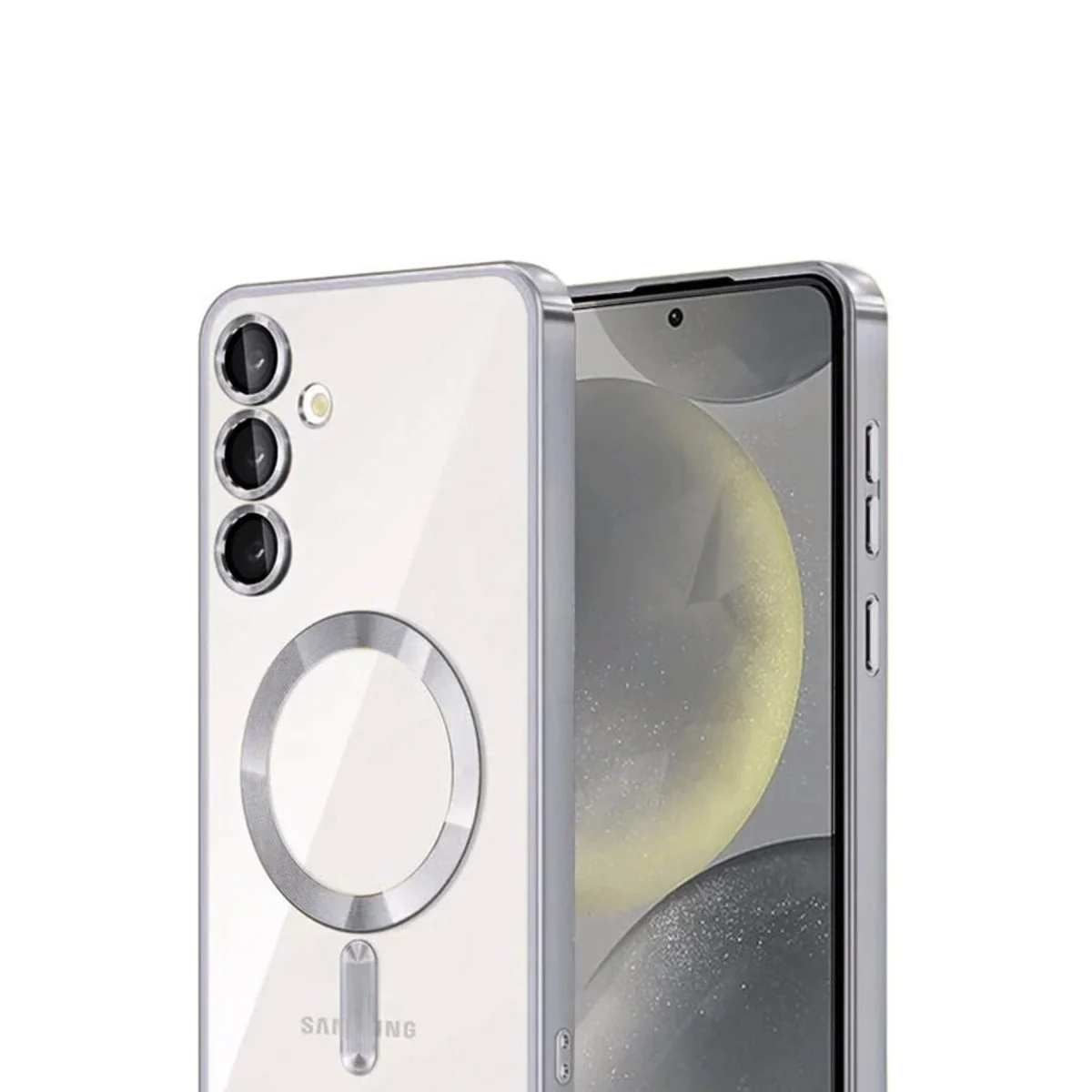 Samsung Galaxy A35 5g Kross Magneticsafe Kapak - Titan Gri Samsung Galaxy A35 5g Kross Magneticsafe Kapak - Titan Gri