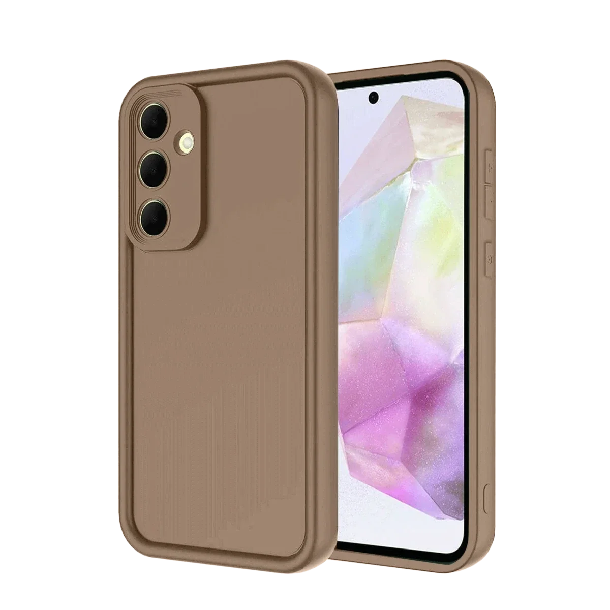 Samsung Galaxy A36 Kılıf Viera Silikon - Kahverengi Fiyatı, Yorumları ve Özellikleri